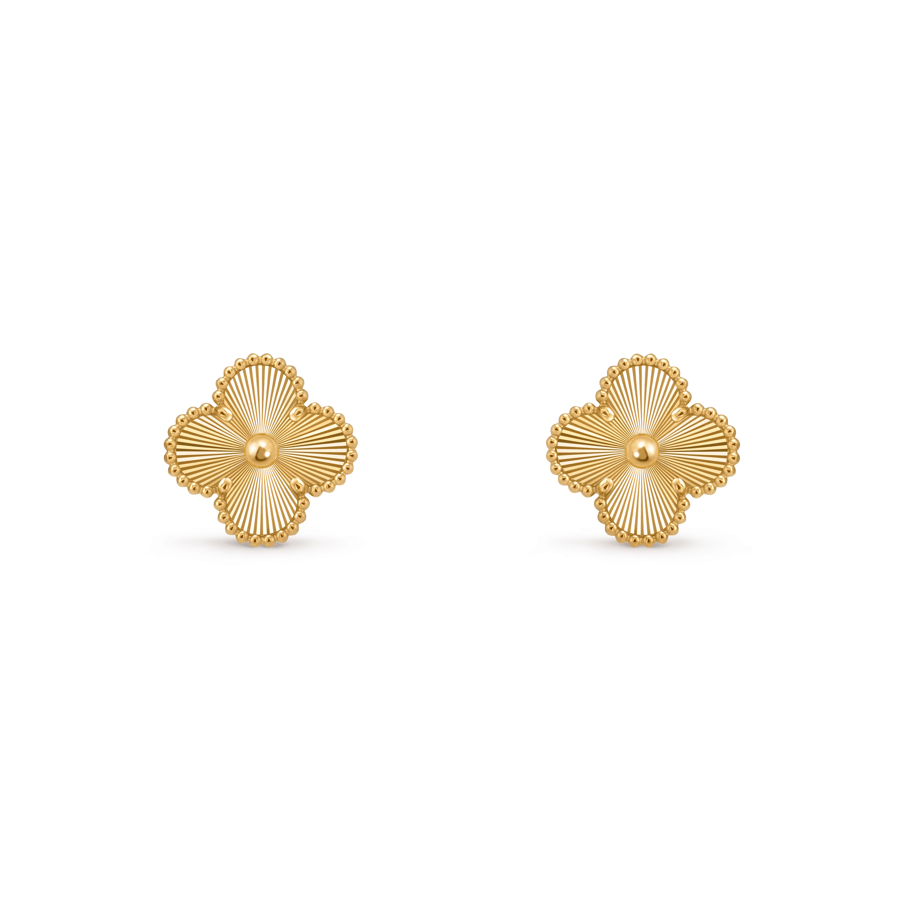 Van Cleef & Arpels. Сережки Vintage Alhambra із жовтого золота