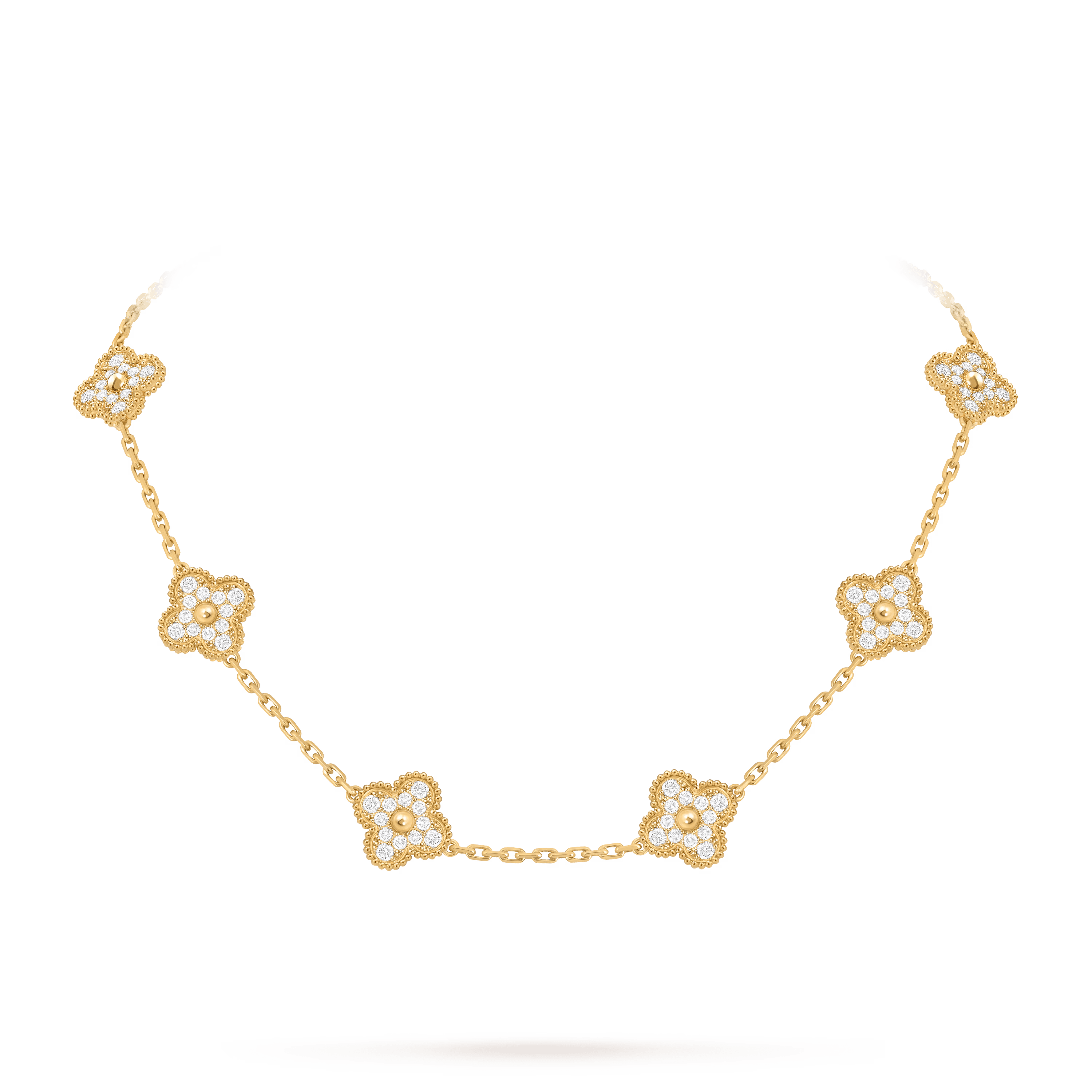 Van Cleef & Arpels. Кольє Vintage Alhambra із жовтого золота