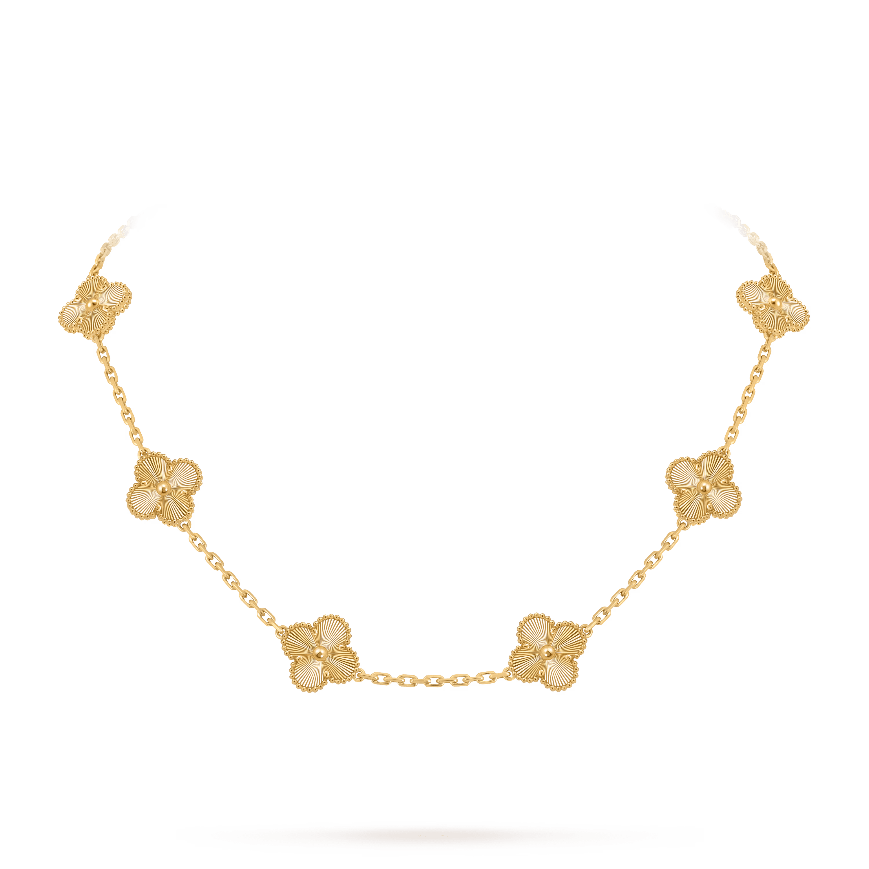 Van Cleef & Arpels. Кольє Vintage Alhambra із жовтого золота