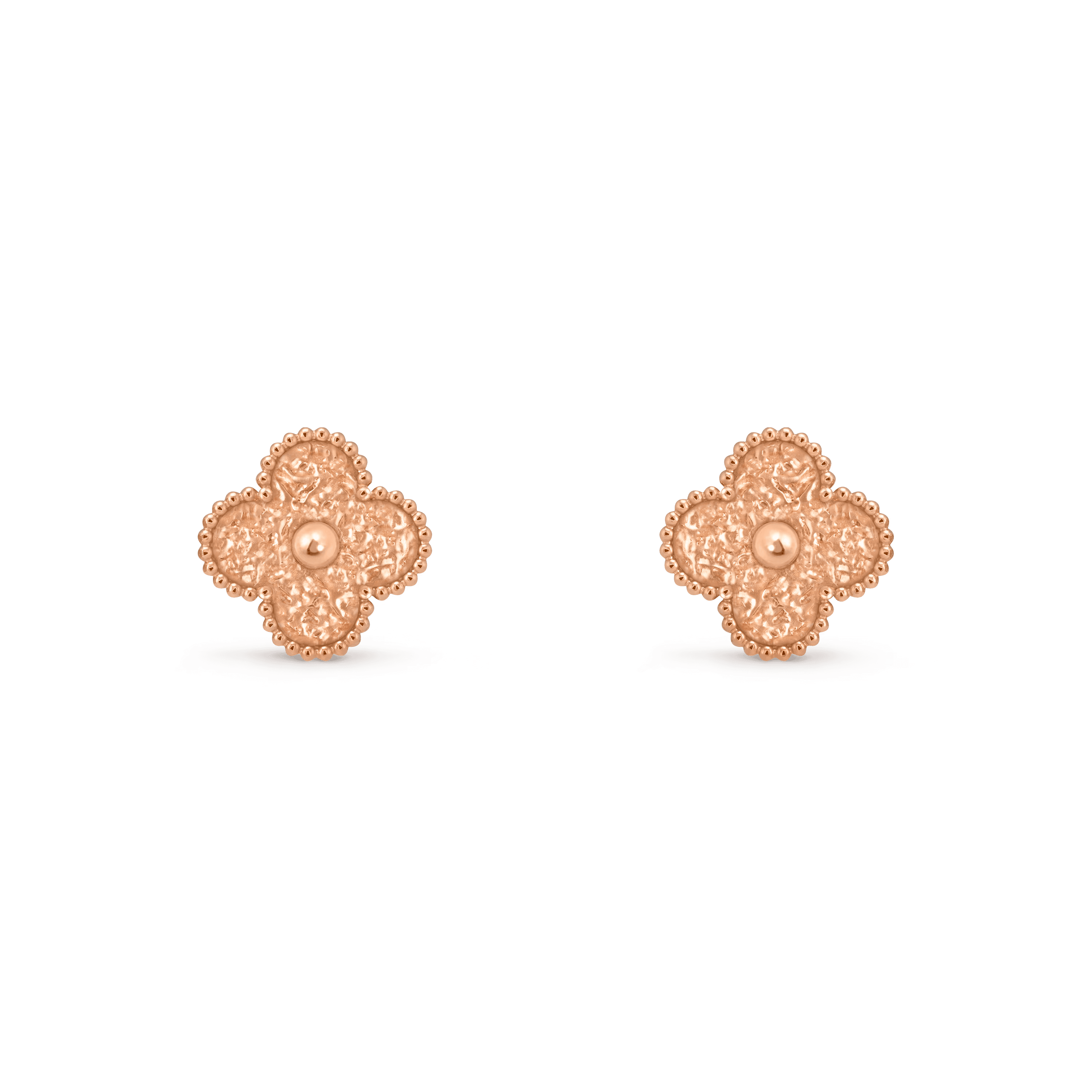 Van Cleef & Arpels. Сережки Vintage Alhambra із рожевого золота