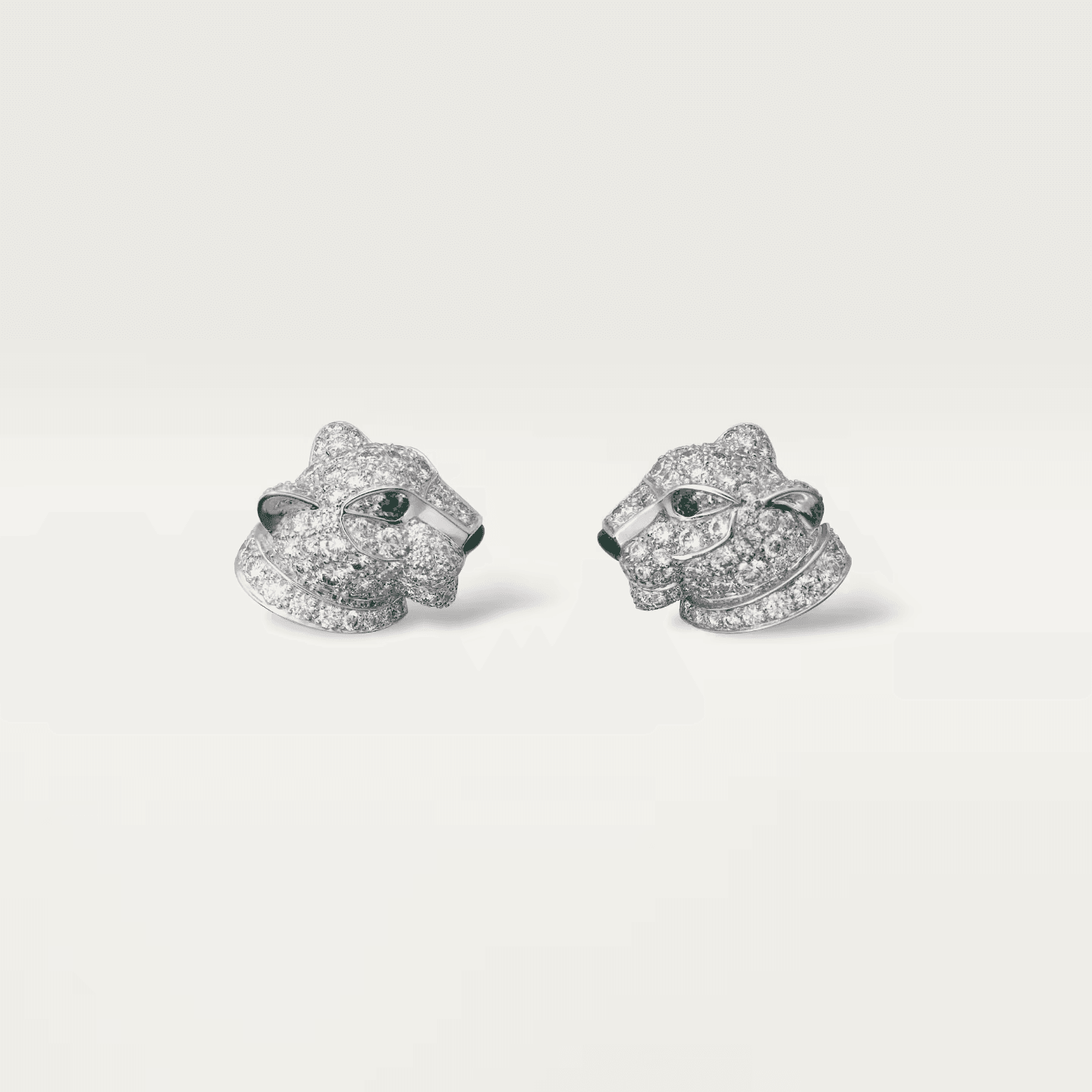 Сережки-гвоздики Panthère de Cartier, Pavé