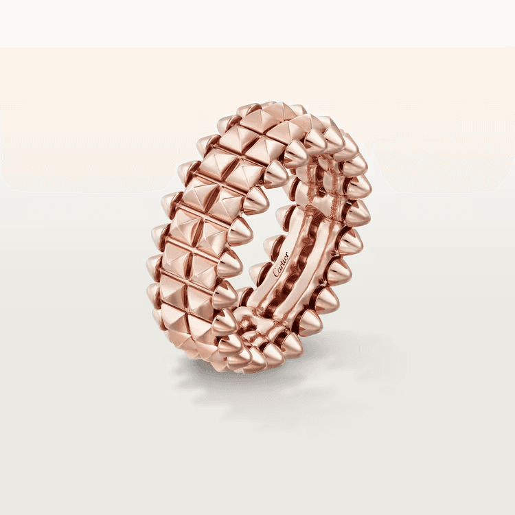Cartier. Каблучка Clash de Cartier, дворядна із рожевого золота