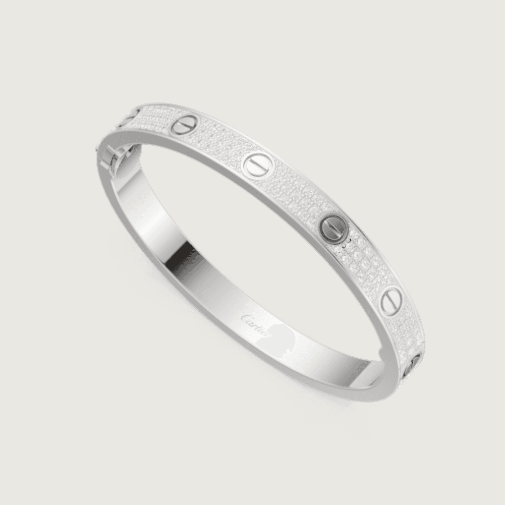 Cartier. Браслет LOVE, класична модель із білого золота