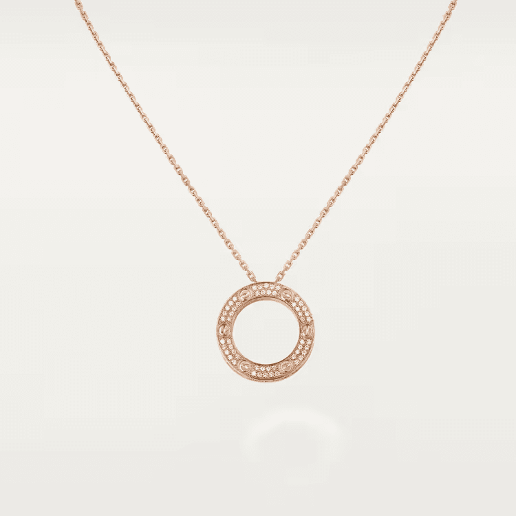 Cartier. Підвіска LOVE із рожевого золота