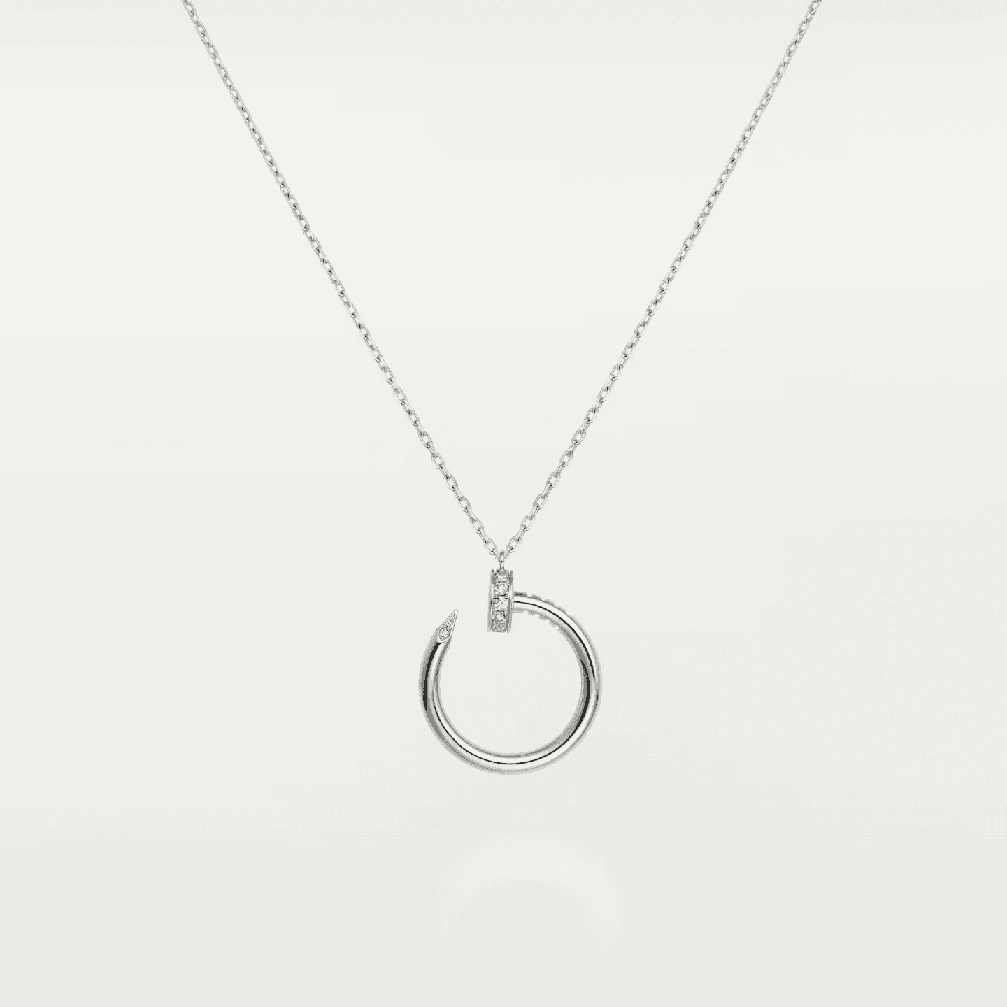 Cartier. Підвіска Juste un Clou із білого золота