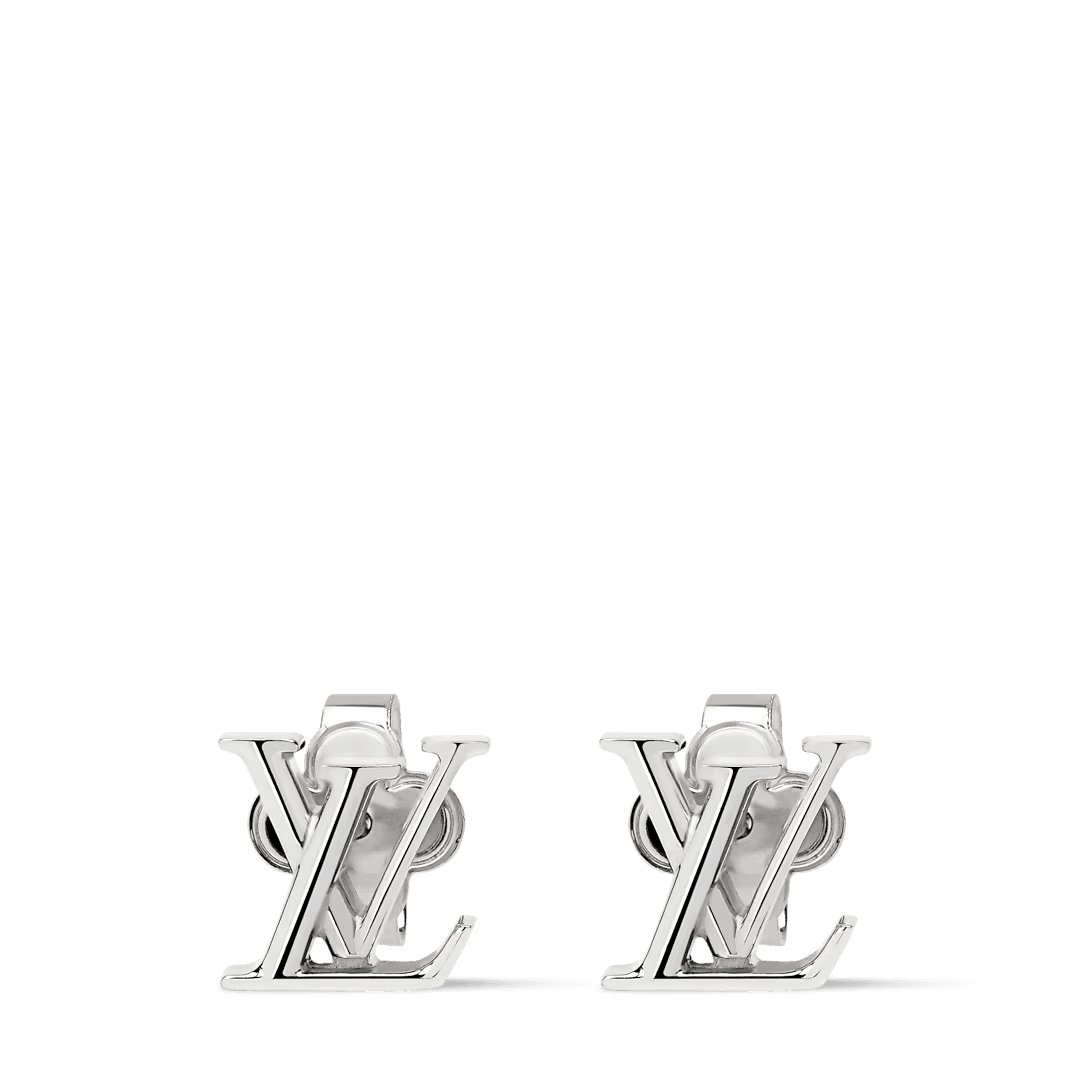 Louis Vuitton. Сережки Iconic XS із білого золота