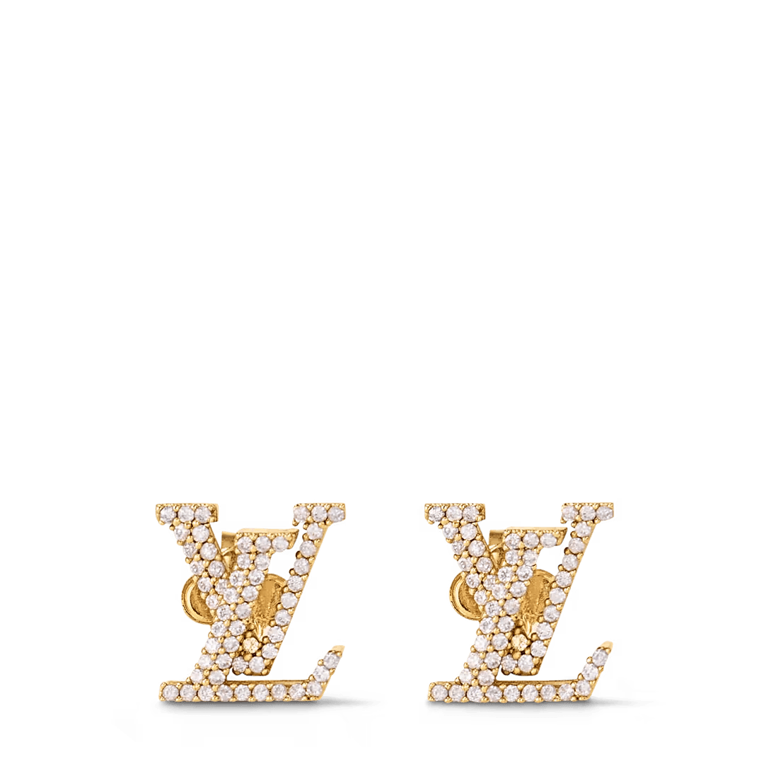 Louis Vuitton. Сережки LV Iconic, жовте золото