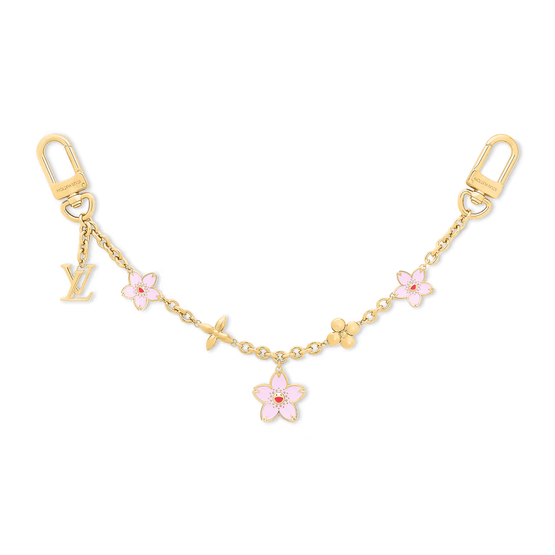 Louis Vuitton. Ланцюжок для сумки LV x TM Cherry Blossom Bag Chain