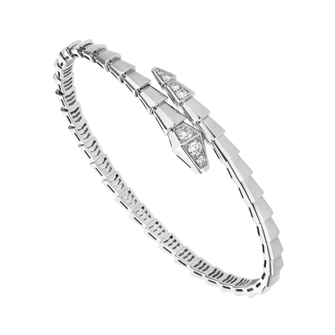 Bvlgari. Браслет Serpenti Viper, біле золото