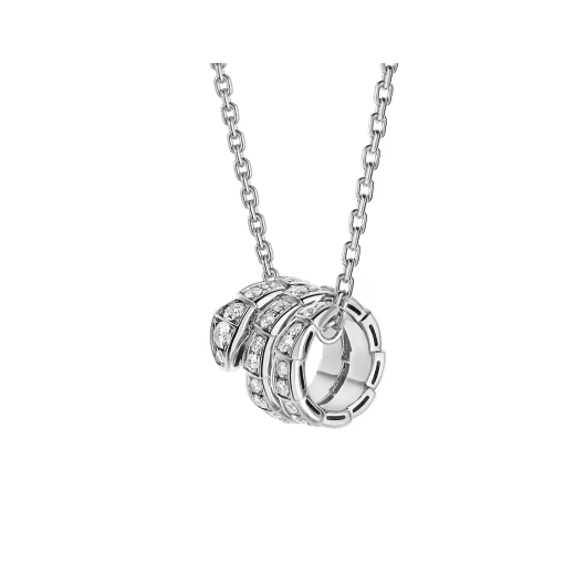 Bvlgari. Підвіска Serpenti Viper, біле золото