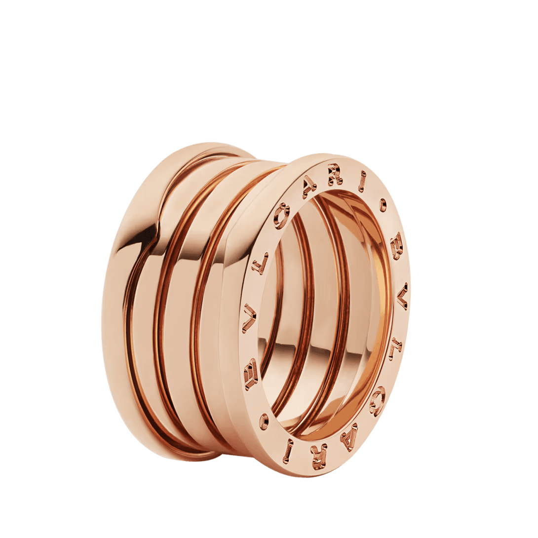 Bvlgari. Каблучка B.zero1, рожеве золото