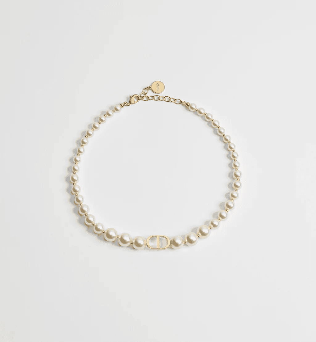 Dior. Кольє 30 Montaigne, жовте золото