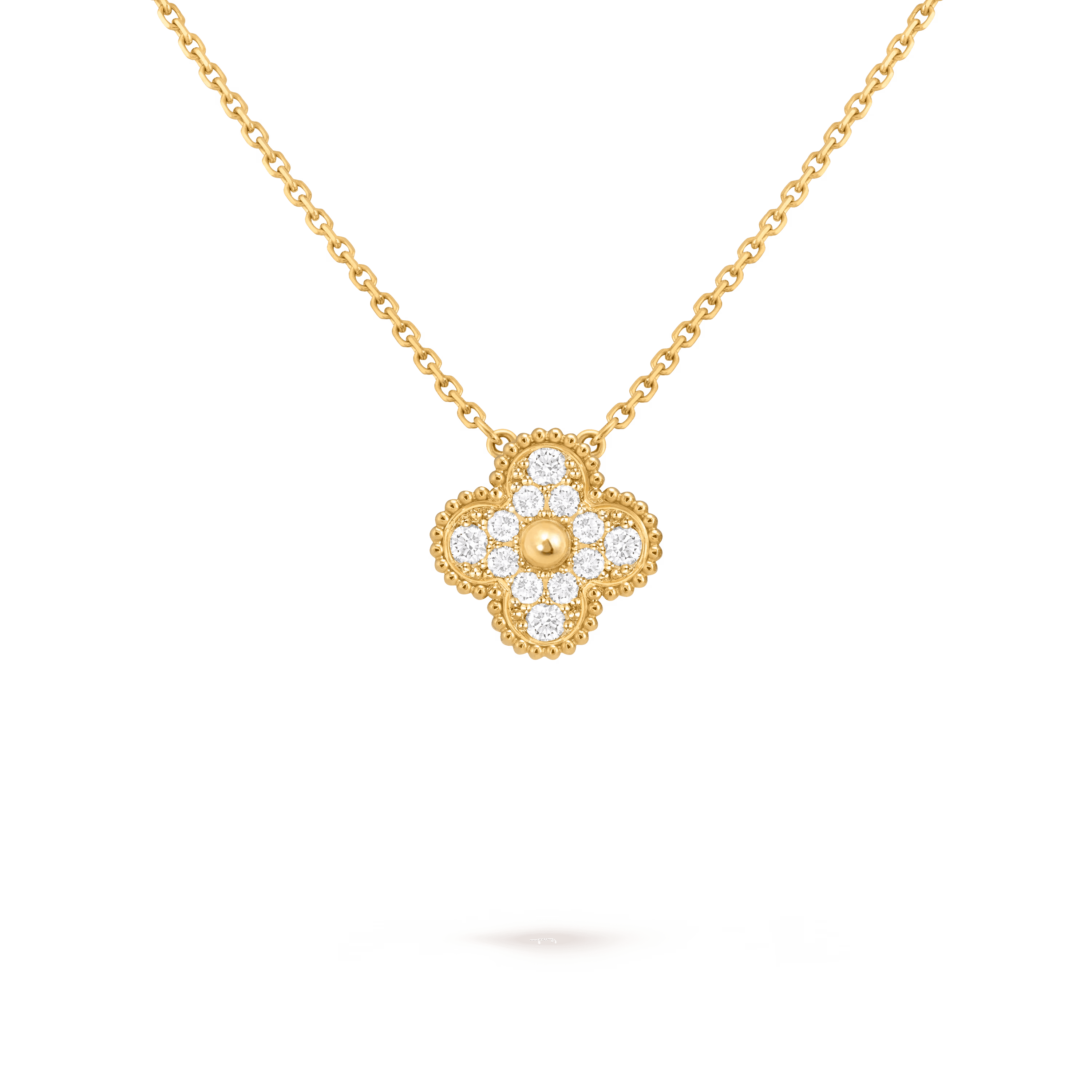 Van Cleef & Arpels. Підвіска Vintage Alhambra із жовтого золота