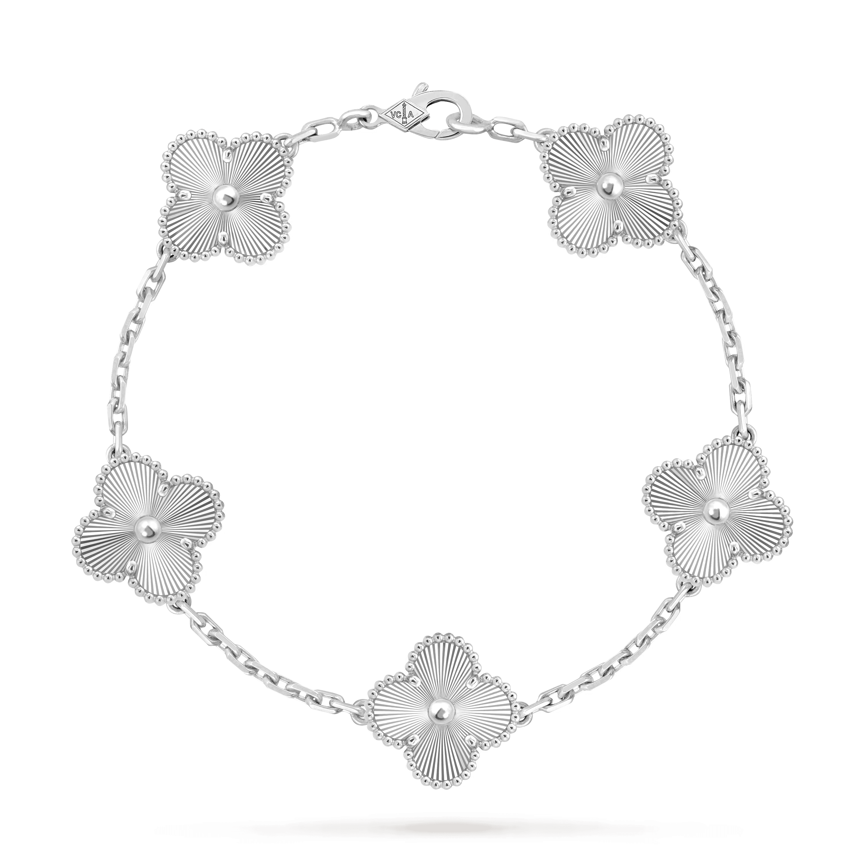 Van Cleef & Arpels. Браслет Vintage Alhambra із білого золота