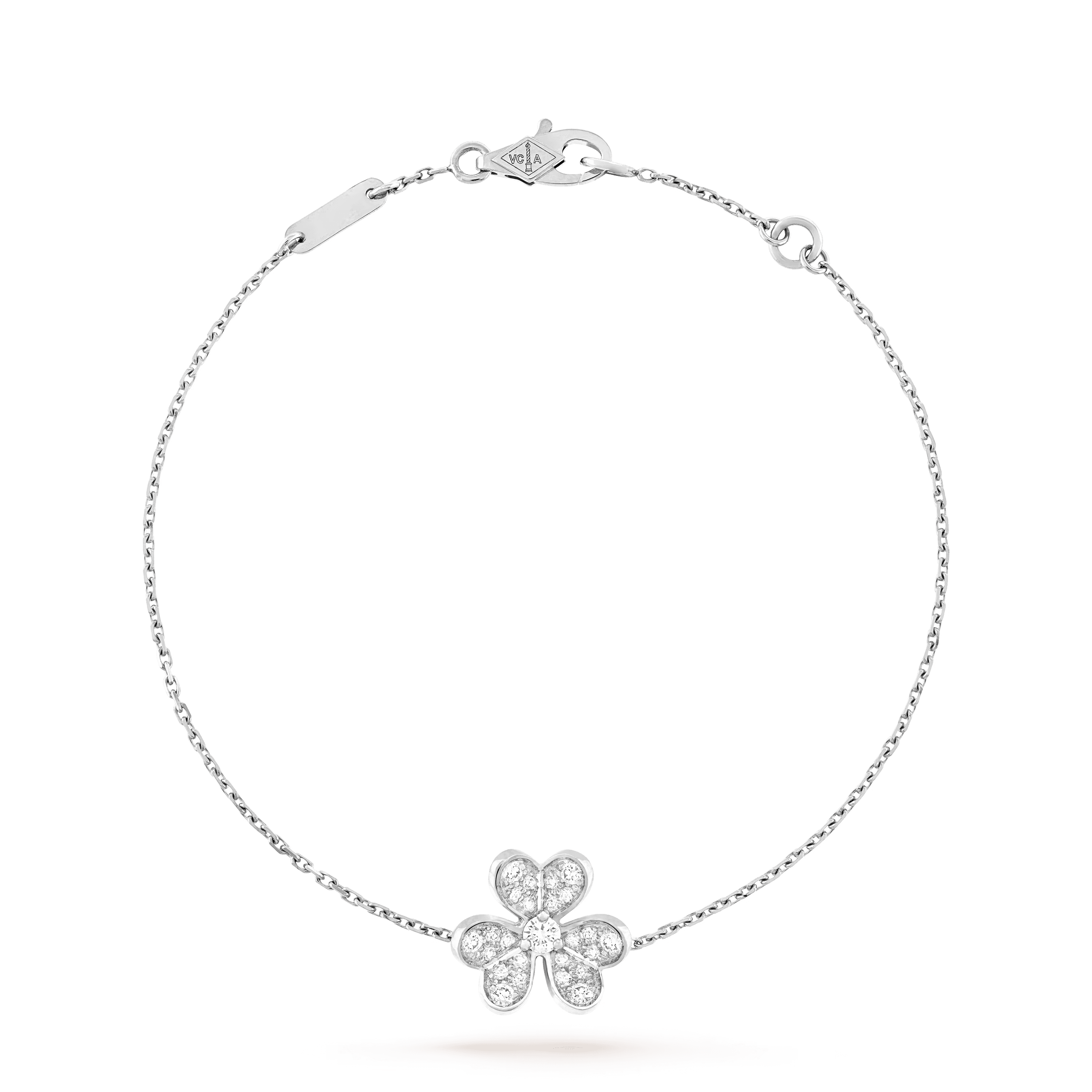 Van Cleef & Arpels. Браслет Frivole із білого золота