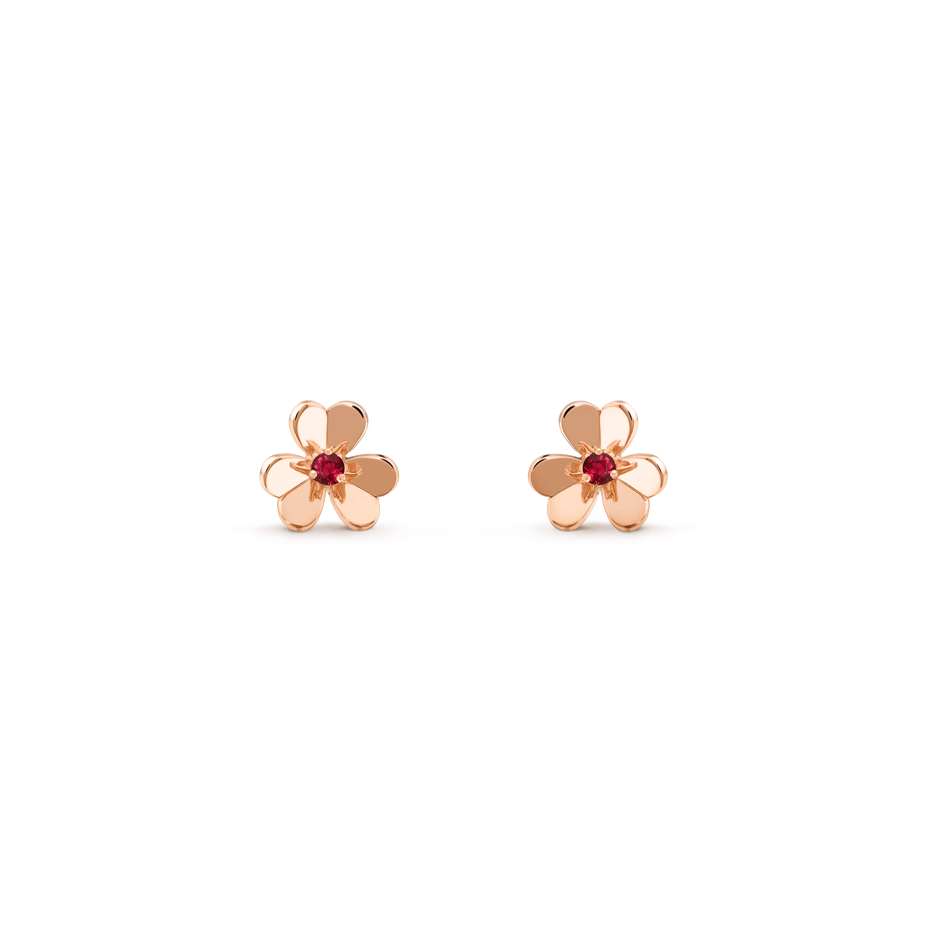 Van Cleef & Arpels. Сережки Frivole із рожевого золота