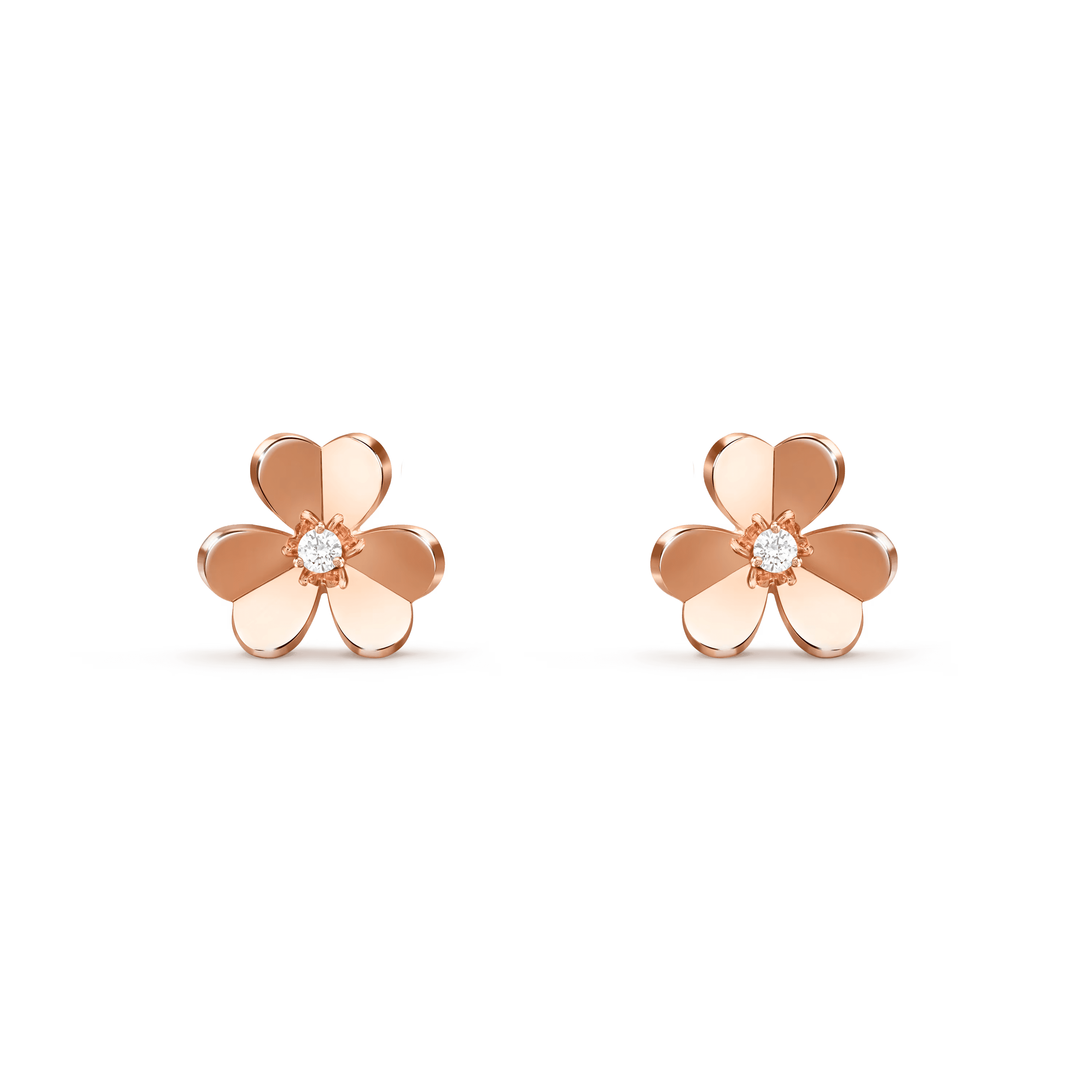 Van Cleef & Arpels. Сережки Frivole із рожевого золота