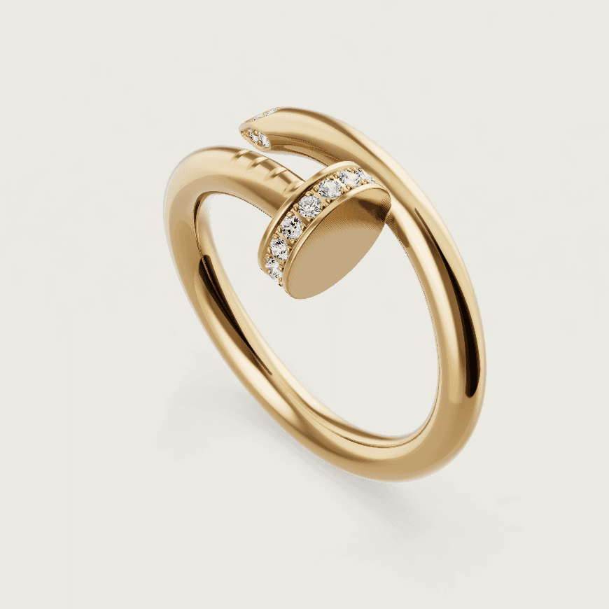 Cartier. Каблучка Juste un Clou, класична модель із жовтого золота