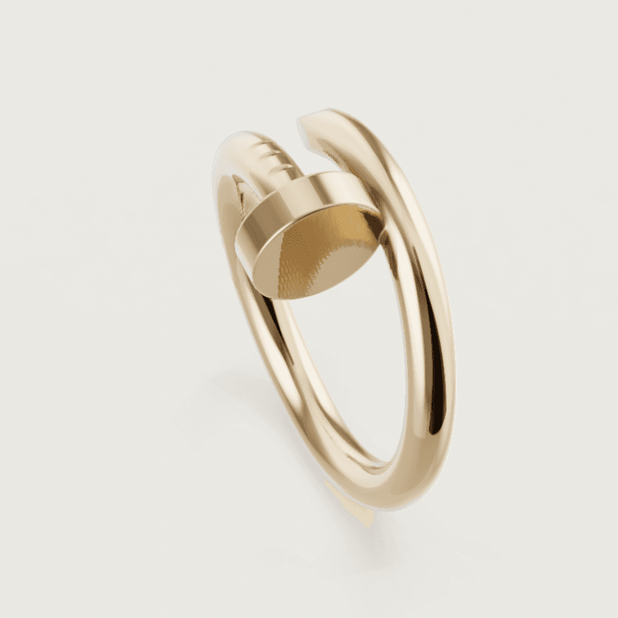 Cartier. Каблучка Juste un Clou, класична модель із жовтого золота