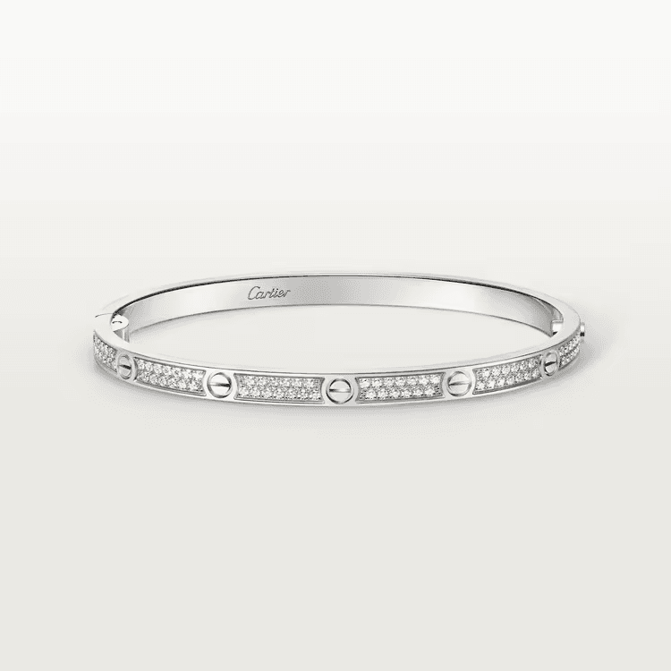 Cartier. Браслет LOVE, маленька модель із білого золота
