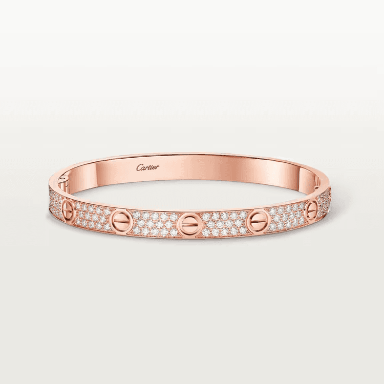 Cartier. Браслет LOVE, класична модель із рожевого золота