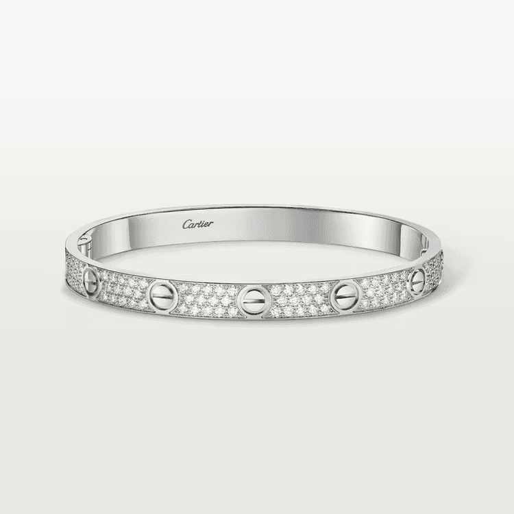 Cartier. Браслет LOVE, класична модель із білого золота