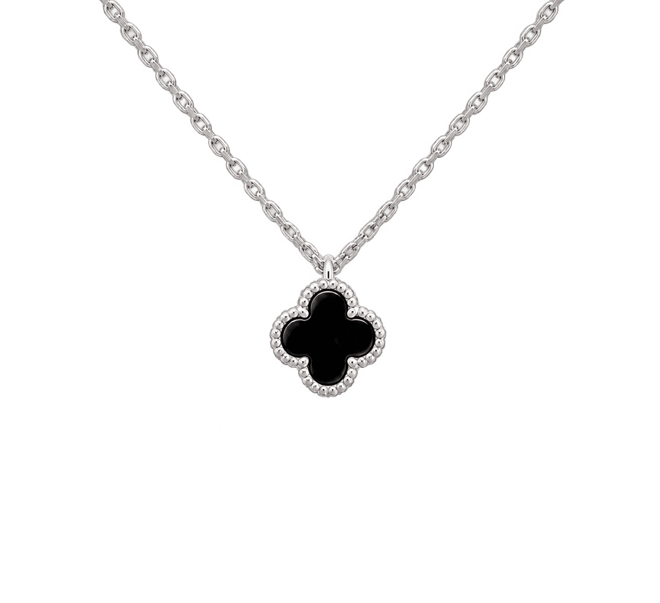 Van Cleef & Arpels. Підвіска Sweet Alhambra із білого золота