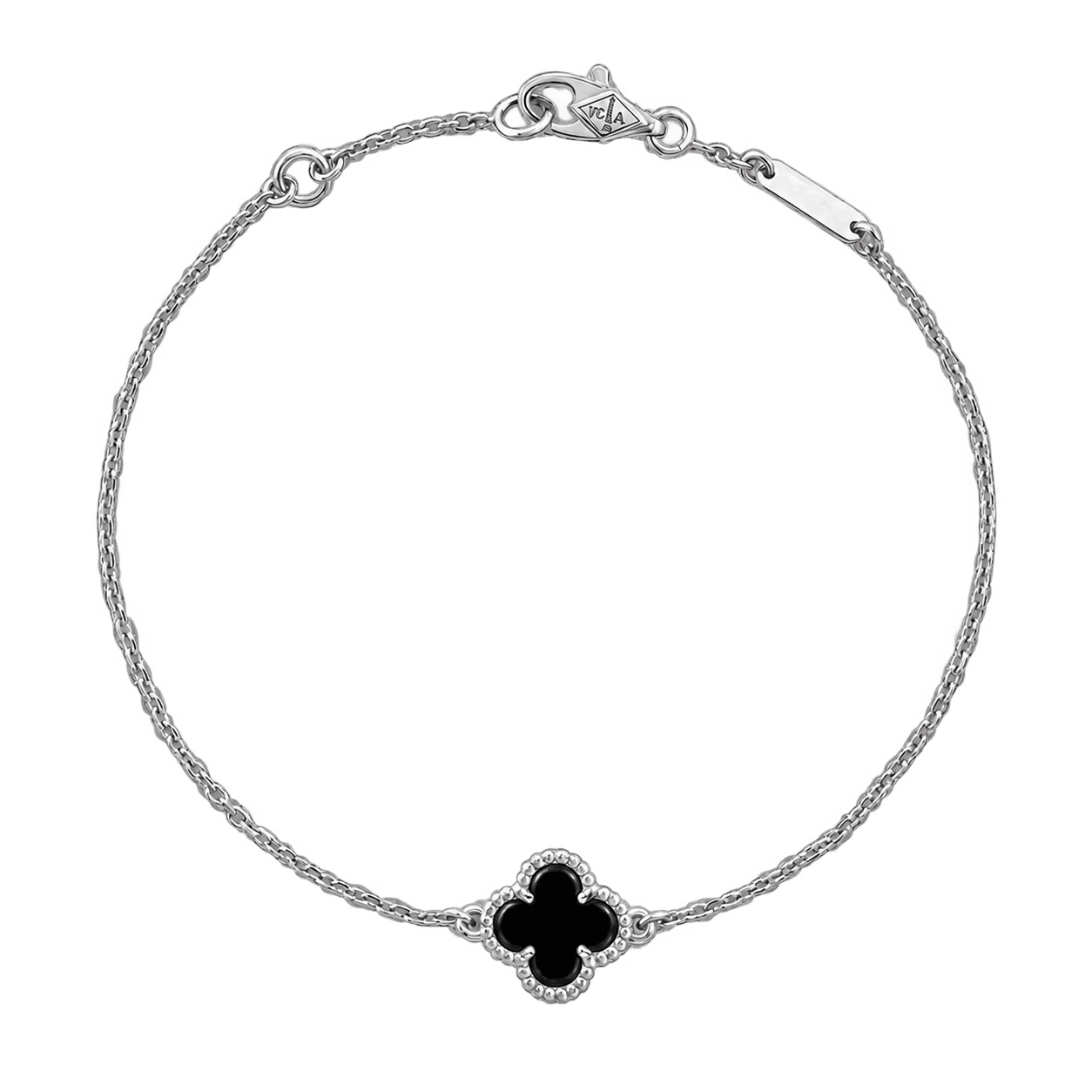 Van Cleef & Arpels. Браслет Sweet Alhambra із білого золота