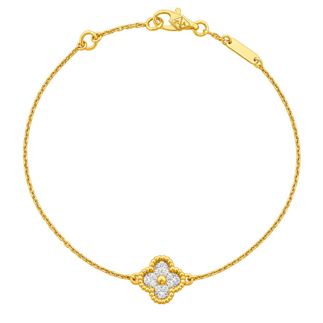 Van Cleef & Arpels. Браслет Sweet Alhambra із жовтого золота