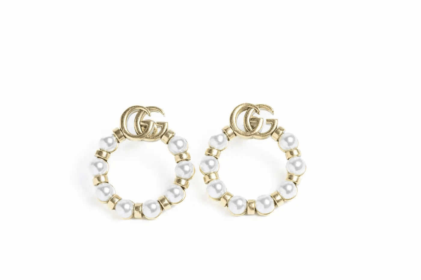Gucci. Сережки-кільця, жовте золото
