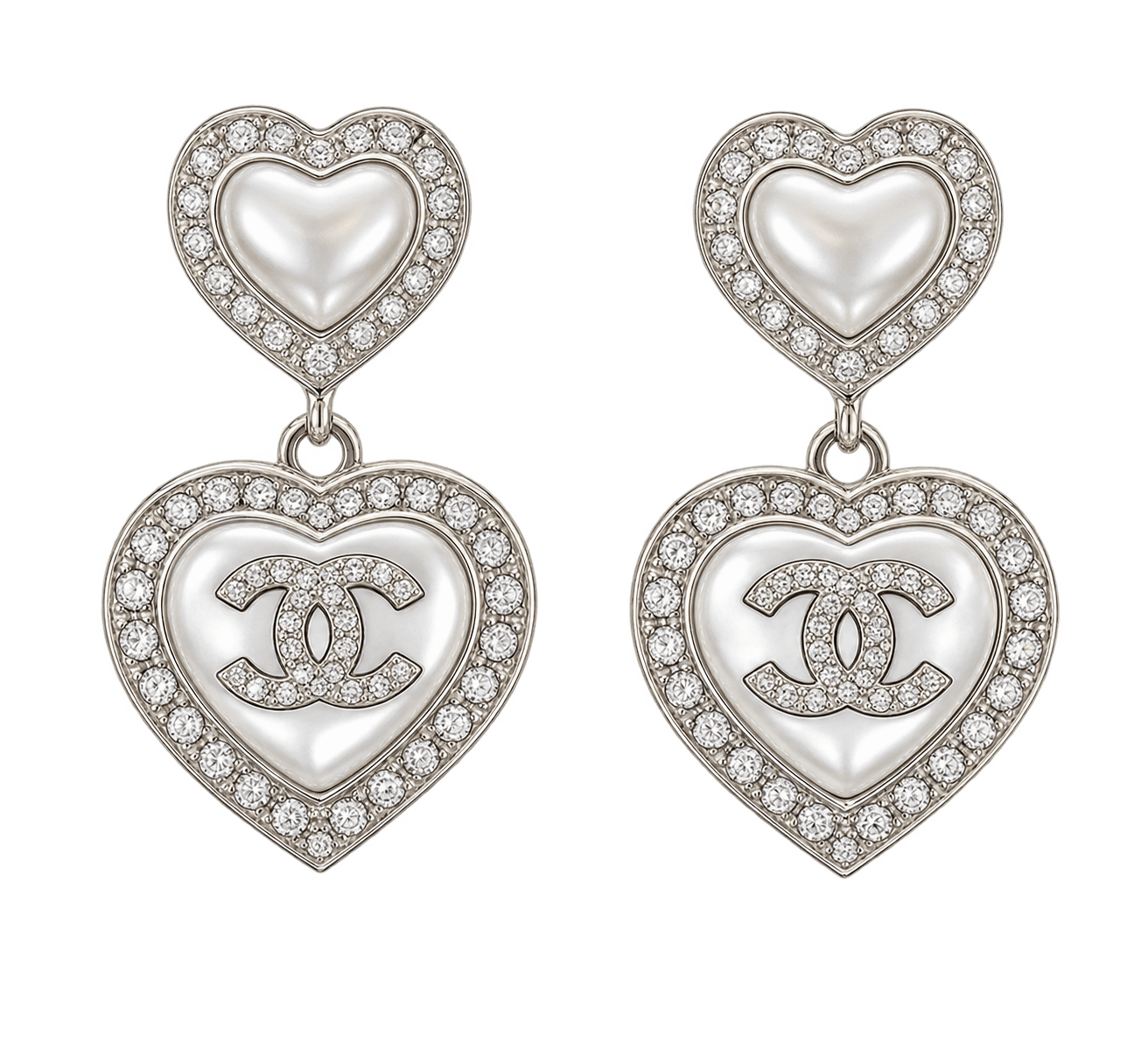 Chanel. Сережки Crystal C