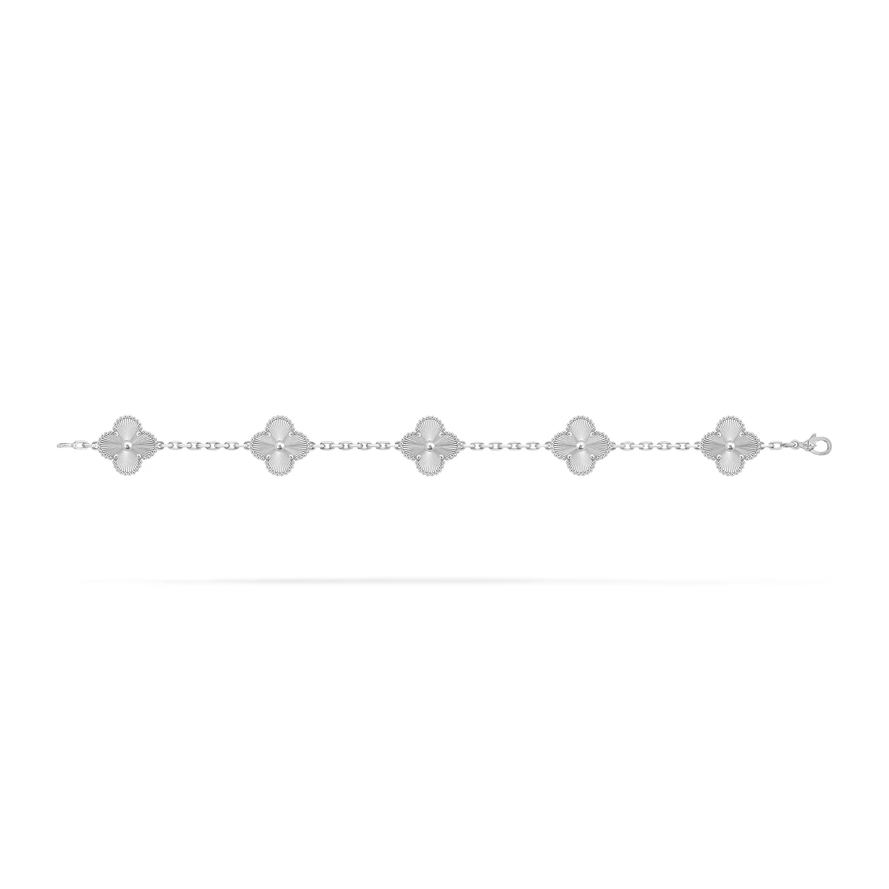 Van Cleef & Arpels. Браслет Vintage Alhambra із білого золота 