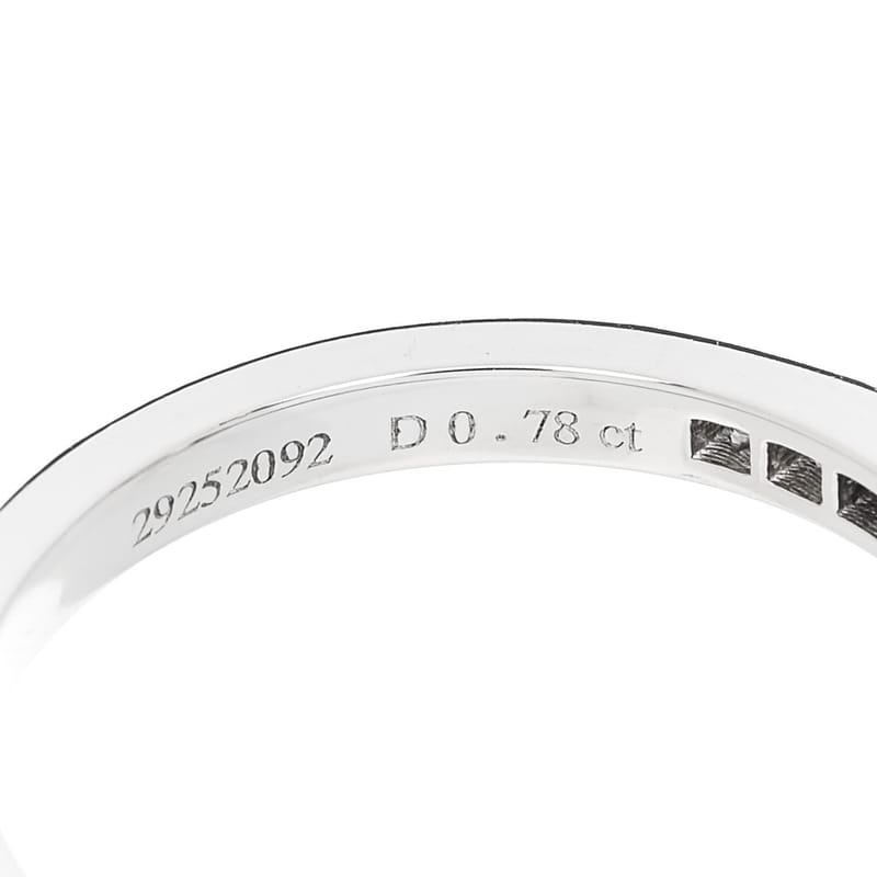 платина діамант .78ct Soleste Round Brilliant Engagement каблучка 52 6