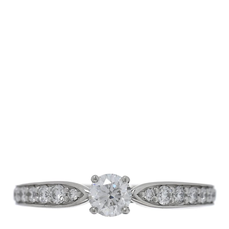 платина діамант .21ct Round Brilliant Harmony Engagement каблучка 48 4.5