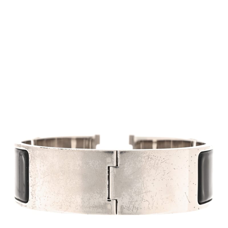Enamel Wide Clic Clac H браслет GM чорний