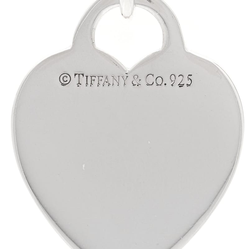 срібло 925 Heart Tag Toggle кольє