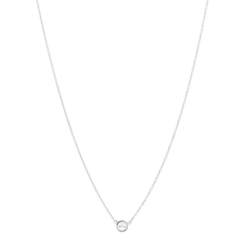 платина діамант .24ct Elsa Peretti діаманти by the Yard підвіска кольє