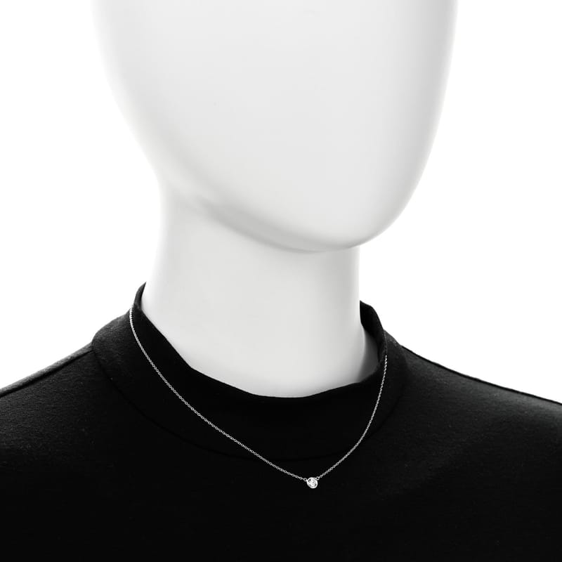 платина діамант .24ct Elsa Peretti діаманти by the Yard підвіска кольє