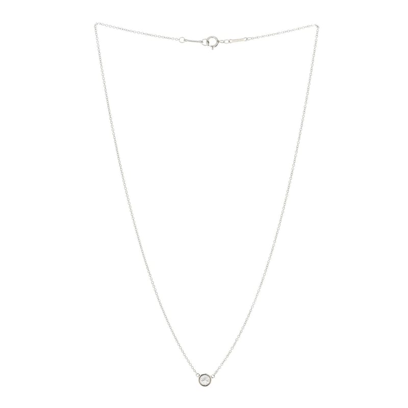 платина діамант .24ct Elsa Peretti діаманти by the Yard підвіска кольє