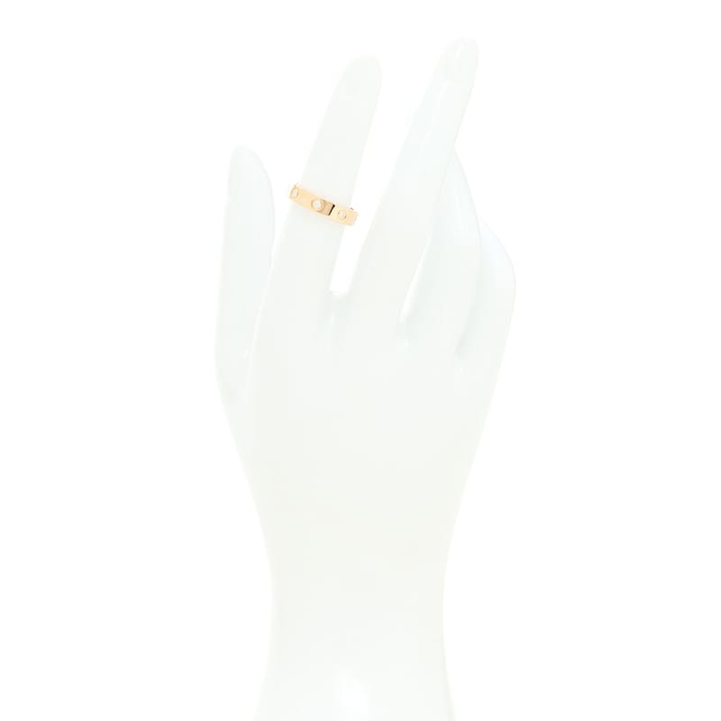 18K рожеве золото 8 діамант 4mm LOVE Wedding обручка каблучка 50 5.25