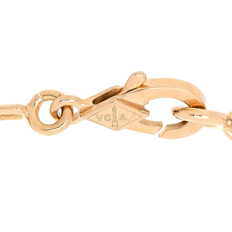 18K жовте золото 5 Motifs Vintage Alhambra браслет