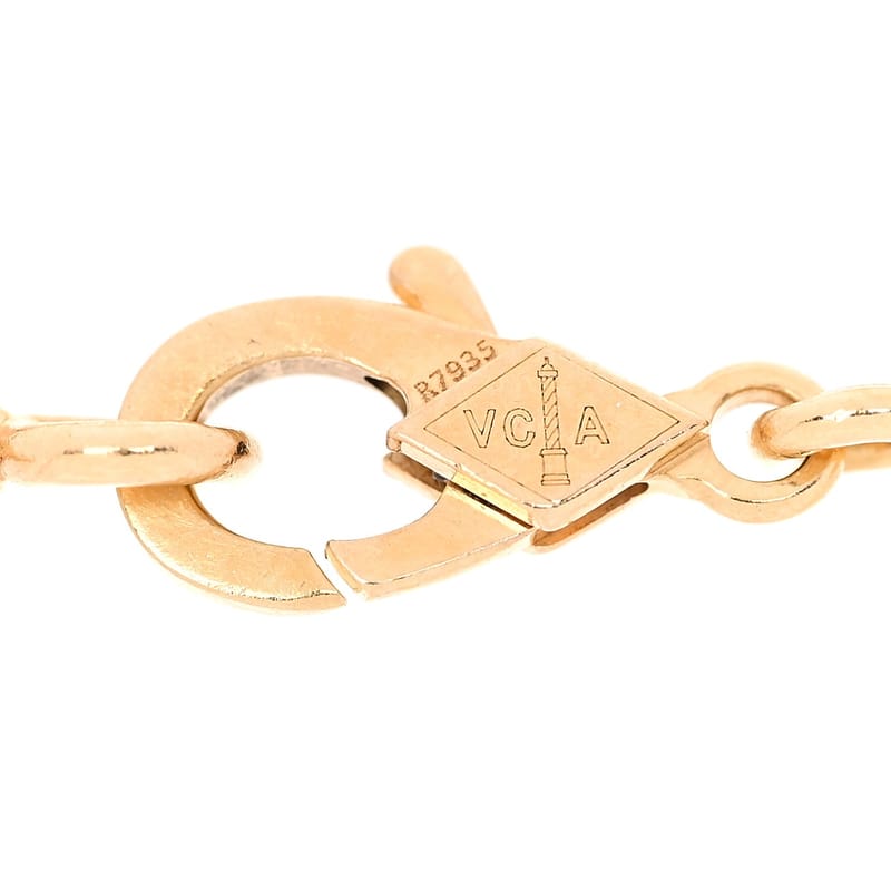 18K жовте золото 5 Motifs Vintage Alhambra браслет
