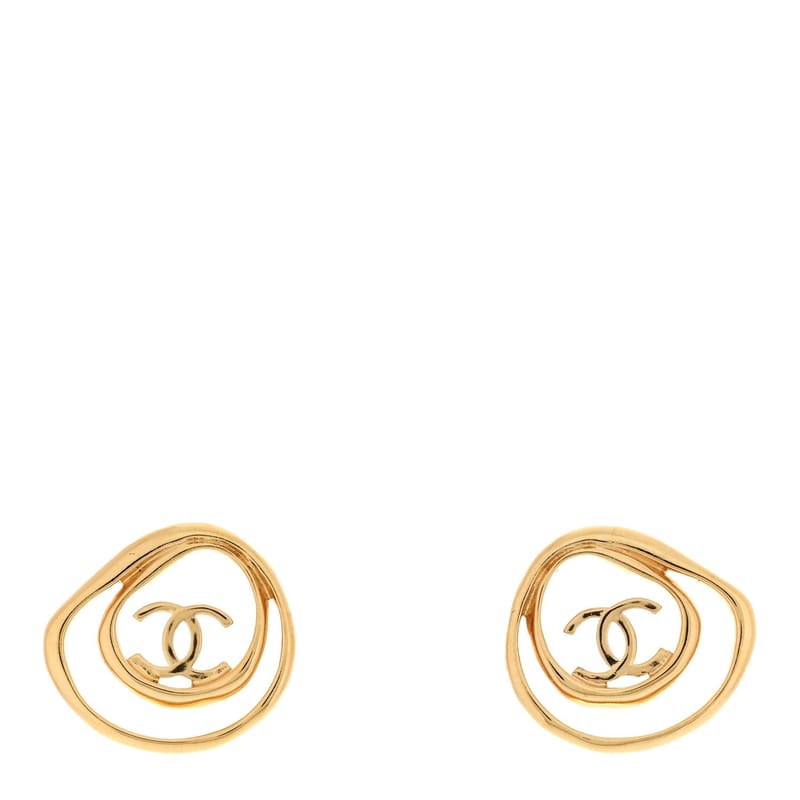 Metal CC Swirl сережки золото