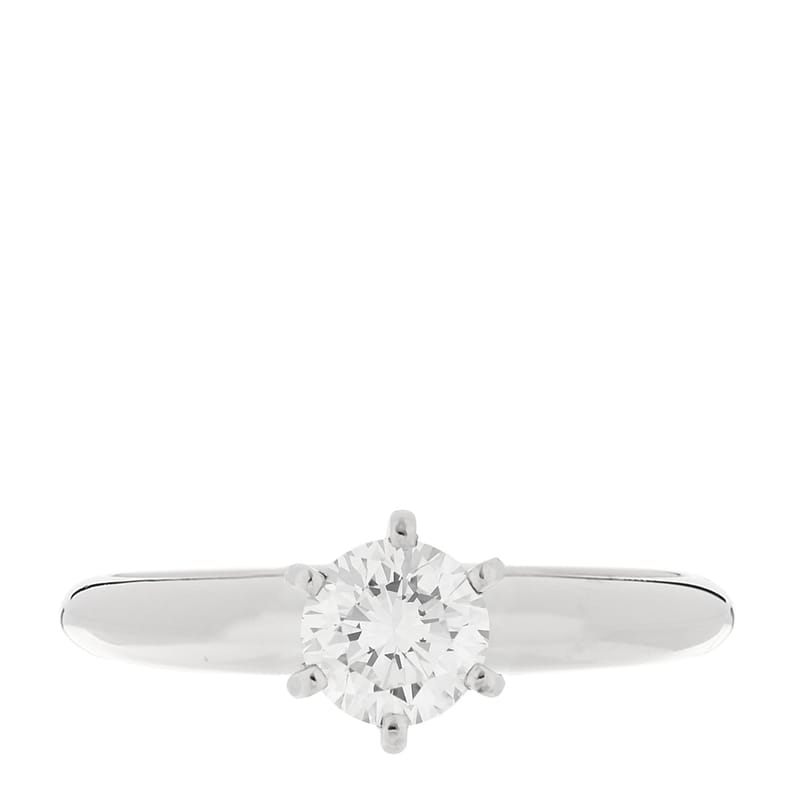 платина діамант .50ct Solitaire Engagement каблучка 50 5.5