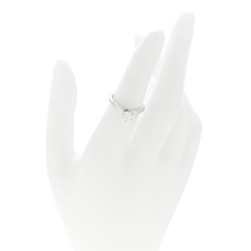 платина діамант .50ct Solitaire Engagement каблучка 50 5.5