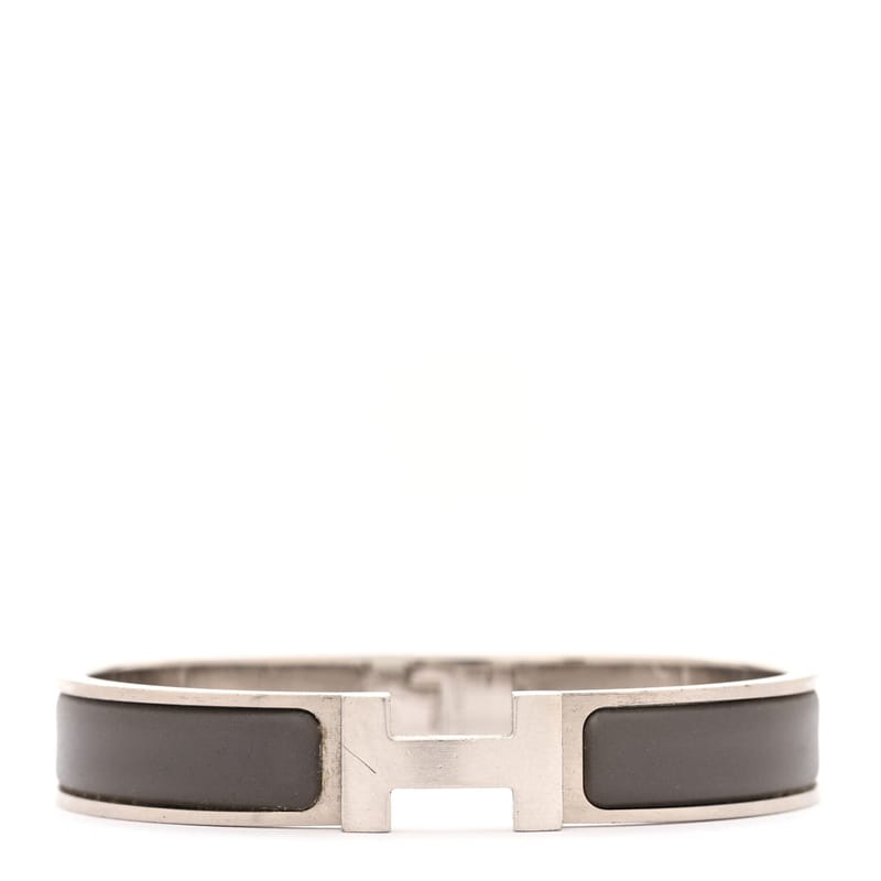 Matte Enamel Narrow Clic Clac HH браслет T4 Etain