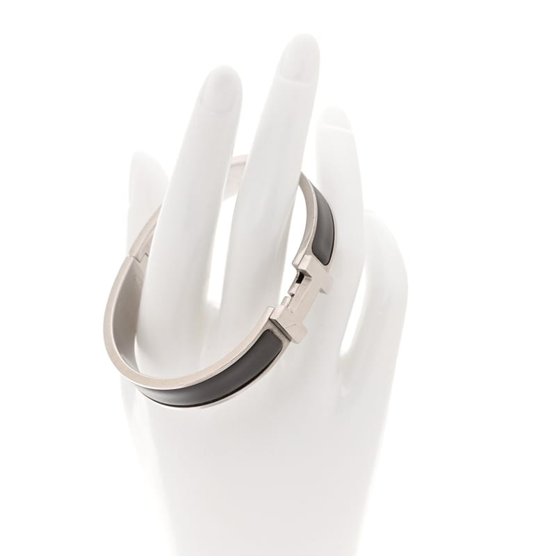 Matte Enamel Narrow Clic Clac HH браслет T4 Etain