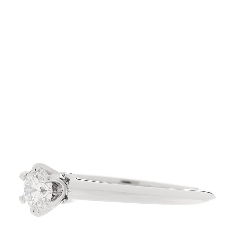 платина діамант .41ct Solitaire Engagement каблучка 51 5.75