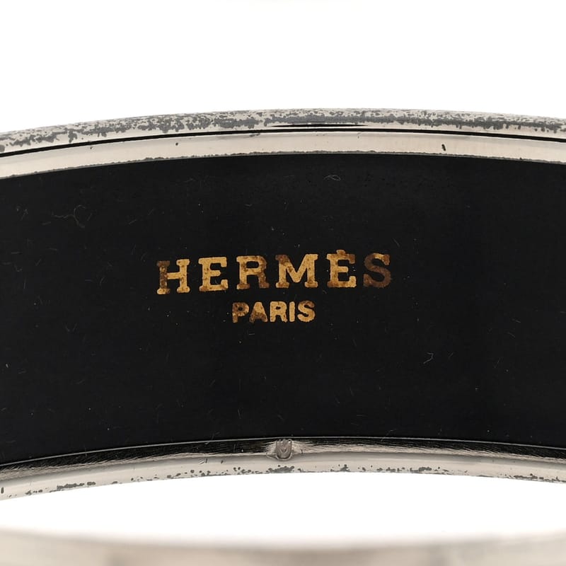 Enamel Printed Wide браслет M білий