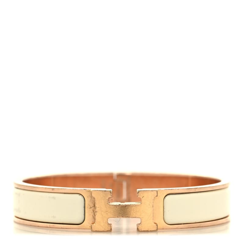 Enamel Narrow Clic Clac H браслет GM Craie